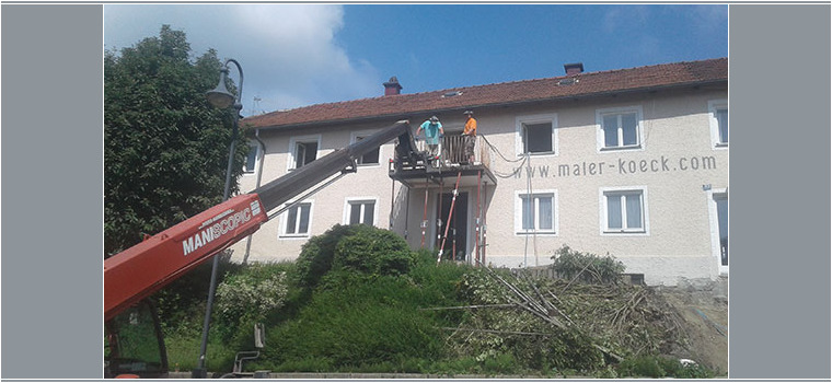 Balkonrückbau